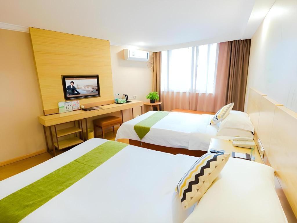 Greentree Inn Shanghai Guangxin Road Tongji Hospital Express Hotel Buitenkant foto