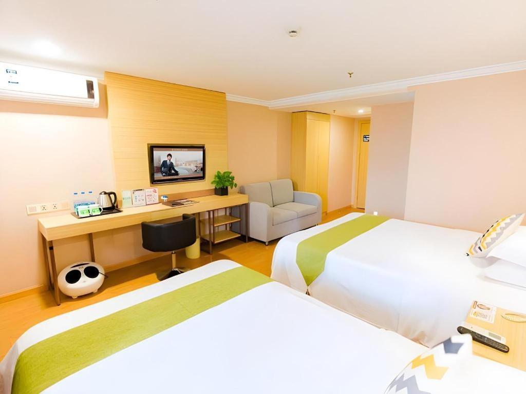 Greentree Inn Shanghai Guangxin Road Tongji Hospital Express Hotel Buitenkant foto
