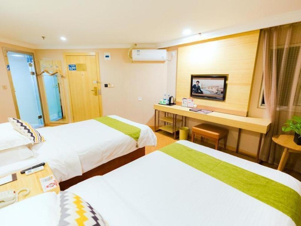 Greentree Inn Shanghai Guangxin Road Tongji Hospital Express Hotel Buitenkant foto