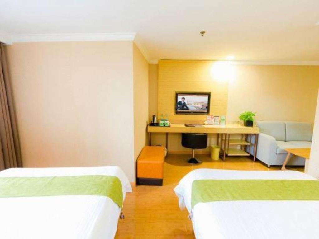 Greentree Inn Shanghai Guangxin Road Tongji Hospital Express Hotel Buitenkant foto