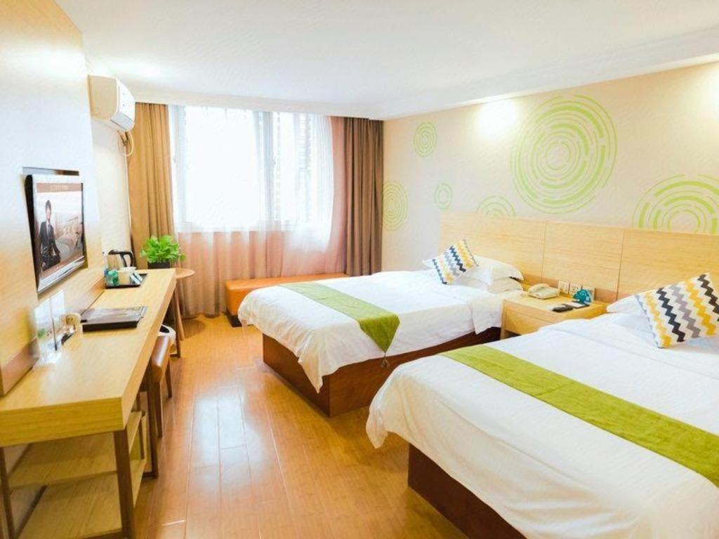 Greentree Inn Shanghai Guangxin Road Tongji Hospital Express Hotel Buitenkant foto