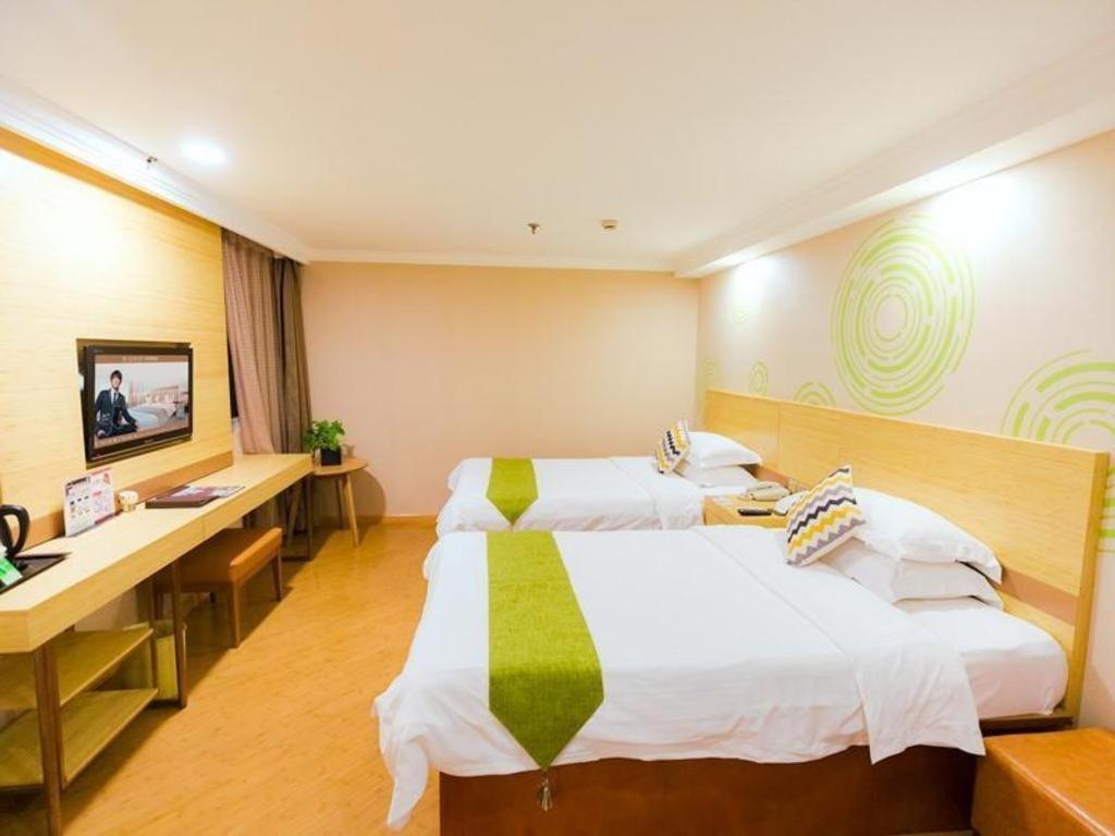 Greentree Inn Shanghai Guangxin Road Tongji Hospital Express Hotel Buitenkant foto