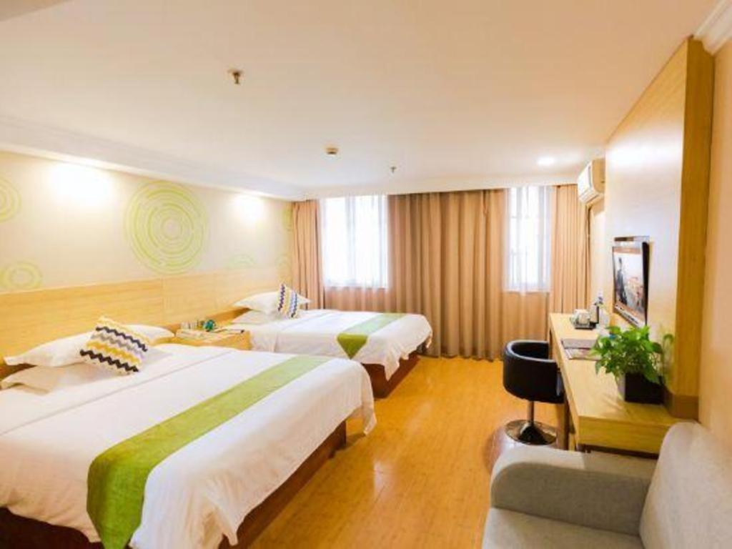 Greentree Inn Shanghai Guangxin Road Tongji Hospital Express Hotel Buitenkant foto