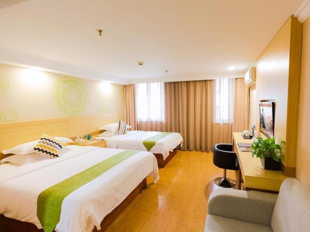 Greentree Inn Shanghai Guangxin Road Tongji Hospital Express Hotel Buitenkant foto